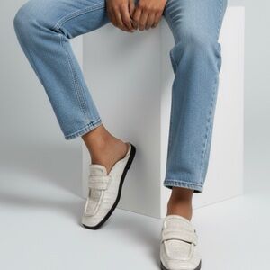 NWOTS Marc Fisher Cream/White/Natural Mules